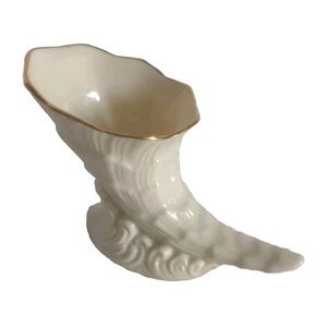 Lenox Cornucopia With Gold Trim